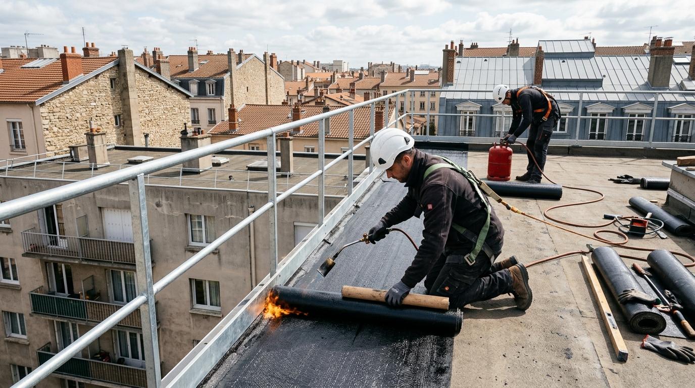 Couverture & étanchéité — chantier Home Expert Habitat