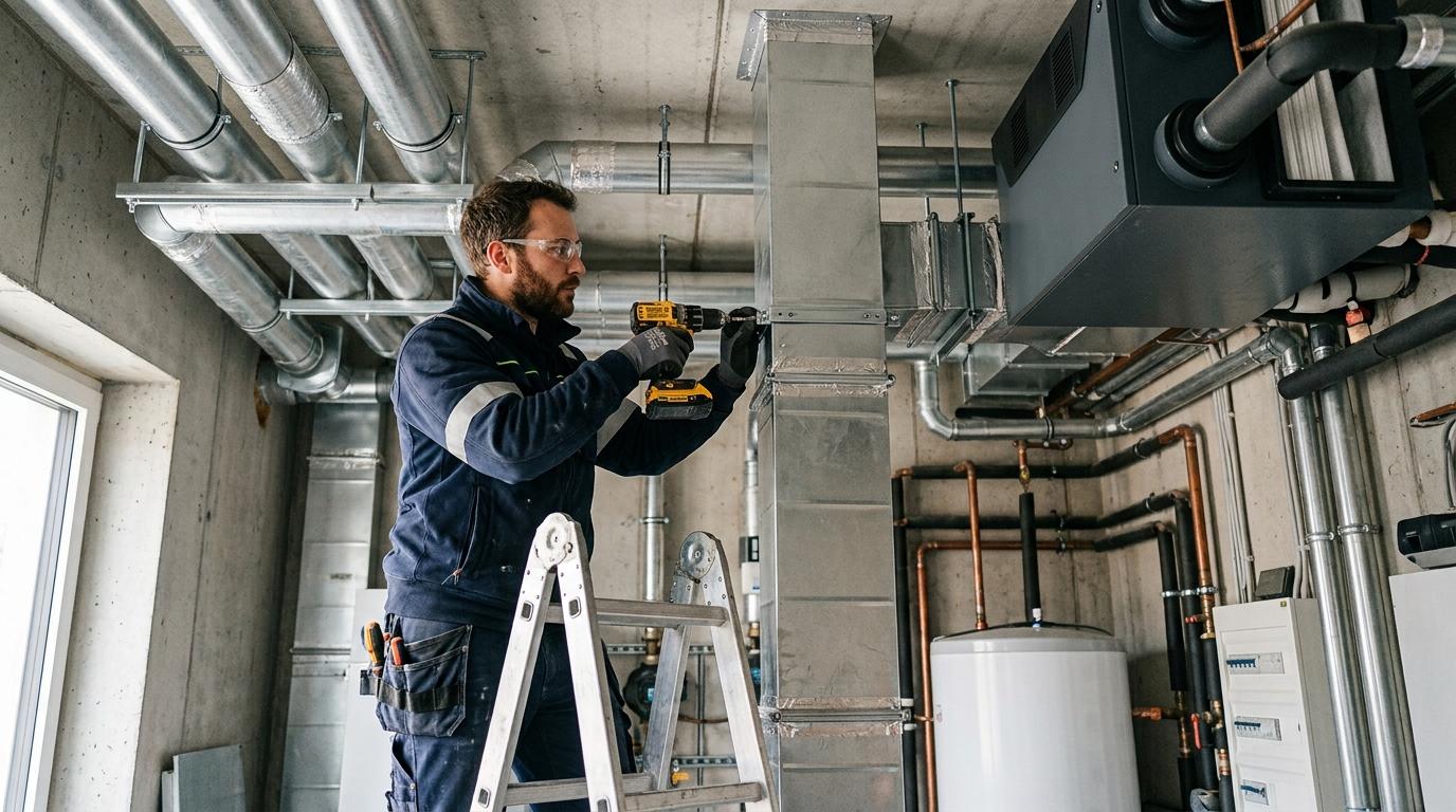 Ventilation (VMC) — chantier Home Expert Habitat